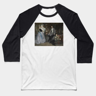 Portrait of the Marquis and Marchioness of Miramon and Their Children by James Tissot Baseball T-Shirt